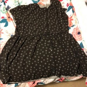 Cinched waist David Bowie dress